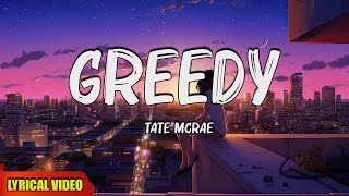 Tate McRae  greedy Lyrics [upl. by Teodora655]