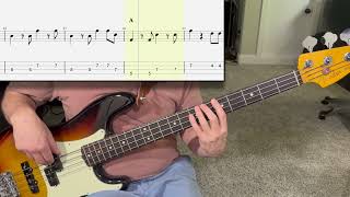 Margaritaville  Jimmy Buffett  Bass Guitar Cover Play Along Tabs [upl. by Shem950]