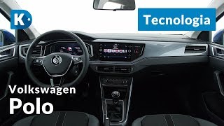 Volkswagen Polo  3 di 4 tecnologia  Due schermi da auto futuristica [upl. by Kecaj613]