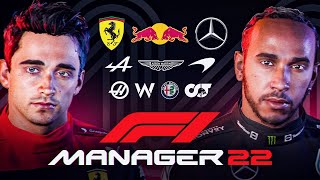 F1 Manager 22 Career Mode Part 1  Team Choice amp FIRST RACE [upl. by Ayhay]