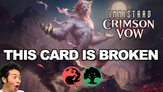 New Werewolfs Are Overpowered 🔥 TRY THIS  Gruul RedGreen  MTG Standard Innistrad Crimson Vow [upl. by Anoiuq]