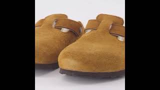 Birkenstock Shearling Fur Boston Mules [upl. by Nonez]