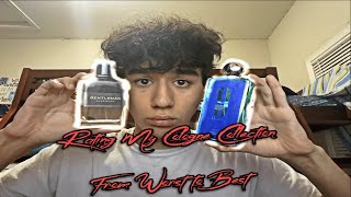 Rating my Cologne Collection from WORST to BEST [upl. by Yregerg33]