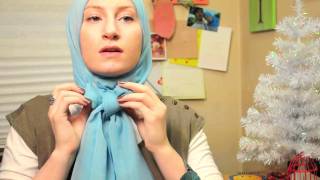 Scarf Hijab Bow Tutorial [upl. by Kries]