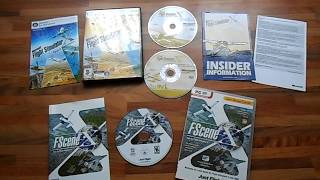 FLIGHT SIMULATOR X DELUXE EDITION PC DVD ROM GAME INC FSCENE X EXPANSION PACK [upl. by Kurtis]