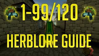 Runescape 3  199120 Herblore guide 2019 [upl. by Ahtoelc]