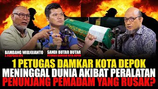 1 PETUGAS DAMKAR DEPOK MENINGGAL GAGAL NAFAS KARENA PERALATAN PEMADAM RUSAK SANDI BUTAR BUTAR [upl. by Meekahs603]