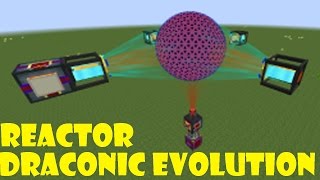 Tutorial Draconic Reactor  Melhor reator do Draconic Evolution Minecraft [upl. by Sirtimid]