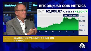 BlackRock CEO Larry Fink I believe bitcoin is a legit financial instrument [upl. by Wolfe]