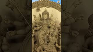 How to Make a Small Durga Idol at HomeClay amp Straw Durga Idol Making Processdurga art clayidols [upl. by Elena180]