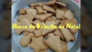 Massa de Bolacha de Natal Sem lactose [upl. by Koeninger]