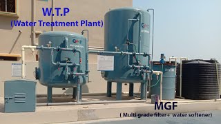 GMT WTP Water Treatment Plant Operation Training MGF  Multi Grade Filter  Water Softener   GMT [upl. by Elak]