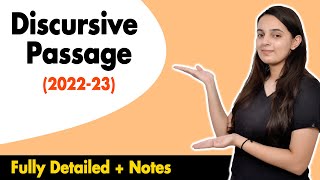 Discursive Passage Class 9Class 10  Unseen Passage  Reading Comprehension  English Grammar [upl. by Schuler252]