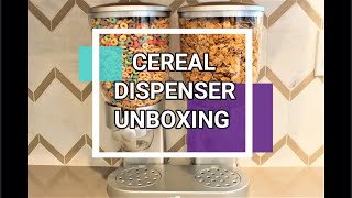 Cereal Dispenser Unboxing amp Assembly videoHoney Can Do Cereal DispenserSuganya Ramasamy [upl. by Alyahs]