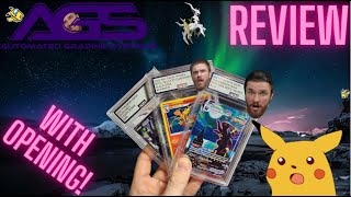 AGS Grading Review With NEW Scarlet And Violet Pokémon Product Opening [upl. by Eiro696]