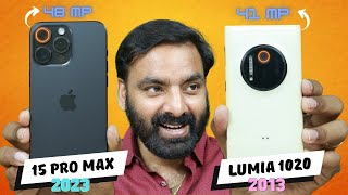 iPhone 15 Pro Max vs Nokia Lumia 1020 Camera Test amp Review  2024 [upl. by Lightfoot739]