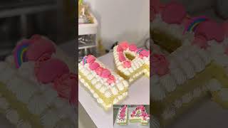 Cake 14 year old shorts cake dessert birthday viral fyp [upl. by Ralat374]