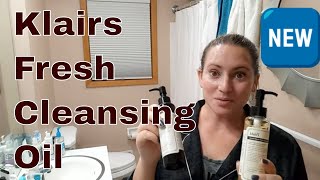 Klairs NEW Gentle Black Fresh Cleansing Oil Test Review amp Comparison to Black Deep Cleansing Oil [upl. by Gurney426]