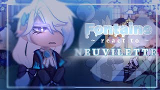 Genshin impact Fontaine react to Neuvilette  GCRV  some angst  Gachalemon [upl. by Rosella409]