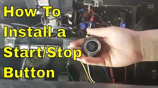 how to install a universal engine start stop button [upl. by Yahsat270]