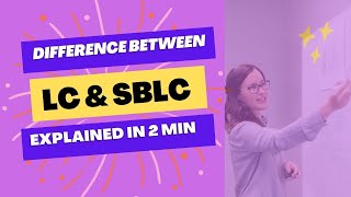 Difference between LC and SBLC  Simplified in 2 Minutes  Banking Knowledge  Bankers Channel [upl. by Aleck]