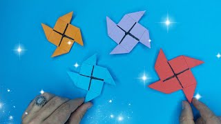 Origami Toy 2way Ninja Star [upl. by Vally]