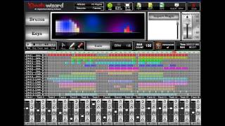 Beat making software BEATS WIZARD  The easiest software for professional beats [upl. by Enairb]