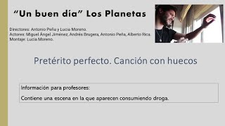 Pretérito perfecto Un Buen Día Letra con huecos [upl. by Tranquada130]