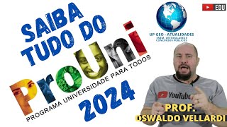 ProUni 2024  Cronograma e como se inscrever prouni2024 [upl. by Adikram]