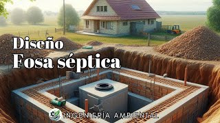 👷 Diseño de Fosa Séptica y Pozo de Absorción  Pozo séptico  Tanque séptico [upl. by Wei]