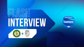 FLASH INTERVIEW  AC CUCUJAES vs OLIV BAIRRO SC J2 [upl. by Cosenza]