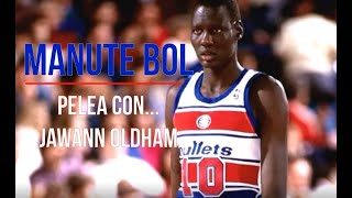 Manute bol vs Jawann Oldham [upl. by Paterson520]