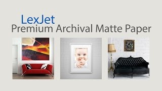 LexJet Premium Archival Matte Paper [upl. by Duester]