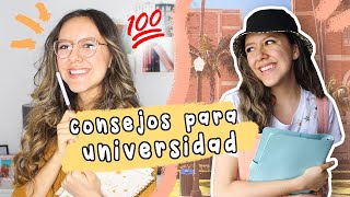 Consejos para la ¡UNIVERSIDAD ⭐️ Consejos para el primer día de clases  tips de estudio [upl. by Phenice]