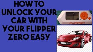 flipper zero easy way to unlock your car [upl. by Royden]