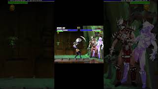 Shang Tsung vs Shao Kahn Combo umk3 mortal kombat gaming retrogaming games combo fun funny [upl. by Lewison288]