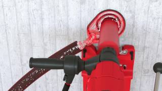 Recycleur d’eau HILTI DDWMS 100 pour un chantier de carottage propre [upl. by Airetal]