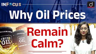 Why Do Oil Prices Remain Subdued  Libya Crisis  InFocus  Drishti IAS English [upl. by Worthy361]