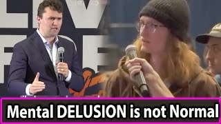 Charlie Kirk Wrecks Deluded ProTrans LongHaired Hippy [upl. by Nrubloc]