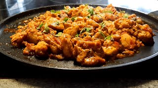 Tawa Chicken Recipe  Pan Fried Chicken Masala [upl. by Lexine148]