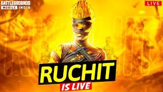 BGMI LIVE STREAM WITH RUCHITGAMING07  FACECAM  RUCHITISLIVE07 [upl. by Jacey]