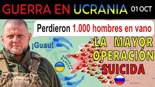 01 Oct UN ATAQUE DEMENCIAL Los rusos pierden 1000 HOMBRES Y 55 TANQUES Y BMPS EN SOLO 20 MINUTOS [upl. by La Verne]