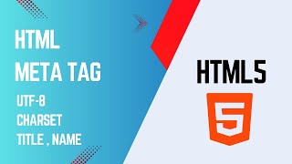 HTML META TAG  NAME  CHARSET  UTF8  META TITLE [upl. by Seyer]