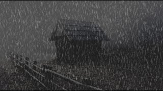 Bruit de pluie pour dormir sur tôle pluie tropicale ASMRS insomnia Reduce Stress Heavy Rain Sounds [upl. by Aenitsirhc]