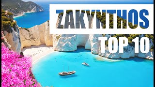 10 BEST BEACHES ZAKYNTHOS Greece  Zakynthos Top 10 Beaches Navagio Shipwreck TOP BEACH [upl. by Troxell]