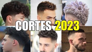 MEJORES CORTES de PELO para HOMBRES este 2023  COMO PEINARSE el CABELLO [upl. by Lluj]