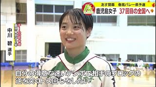 めざせ！春の高校バレー 鹿児島県代表目指す男女第１シードの戦力は 231120 1920 [upl. by Emera]