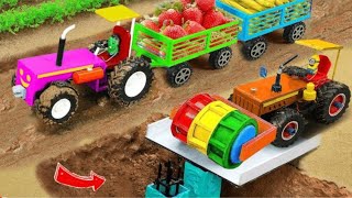 CarWale cartoon kids 🚜 cartoon video cartoon game wale 🚜 kidsvideo छोटेछोटे खिलौने tractor gem 🚜 [upl. by Airym]