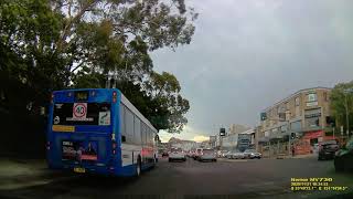 Realtime Driving Brookvale to North Sydney [upl. by Oira]