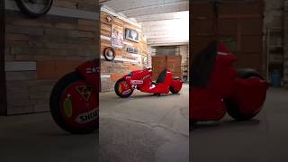 Kaneda’s iconic bike from ‘Akira’ comes to life custom made by belybelartworks Video belampbel [upl. by Jorie790]